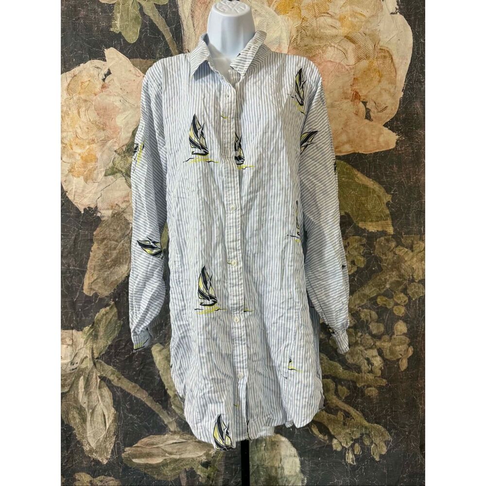 NWT Anthropologie The Daria Buttondown Tunic Size L - Picture 6 of 12